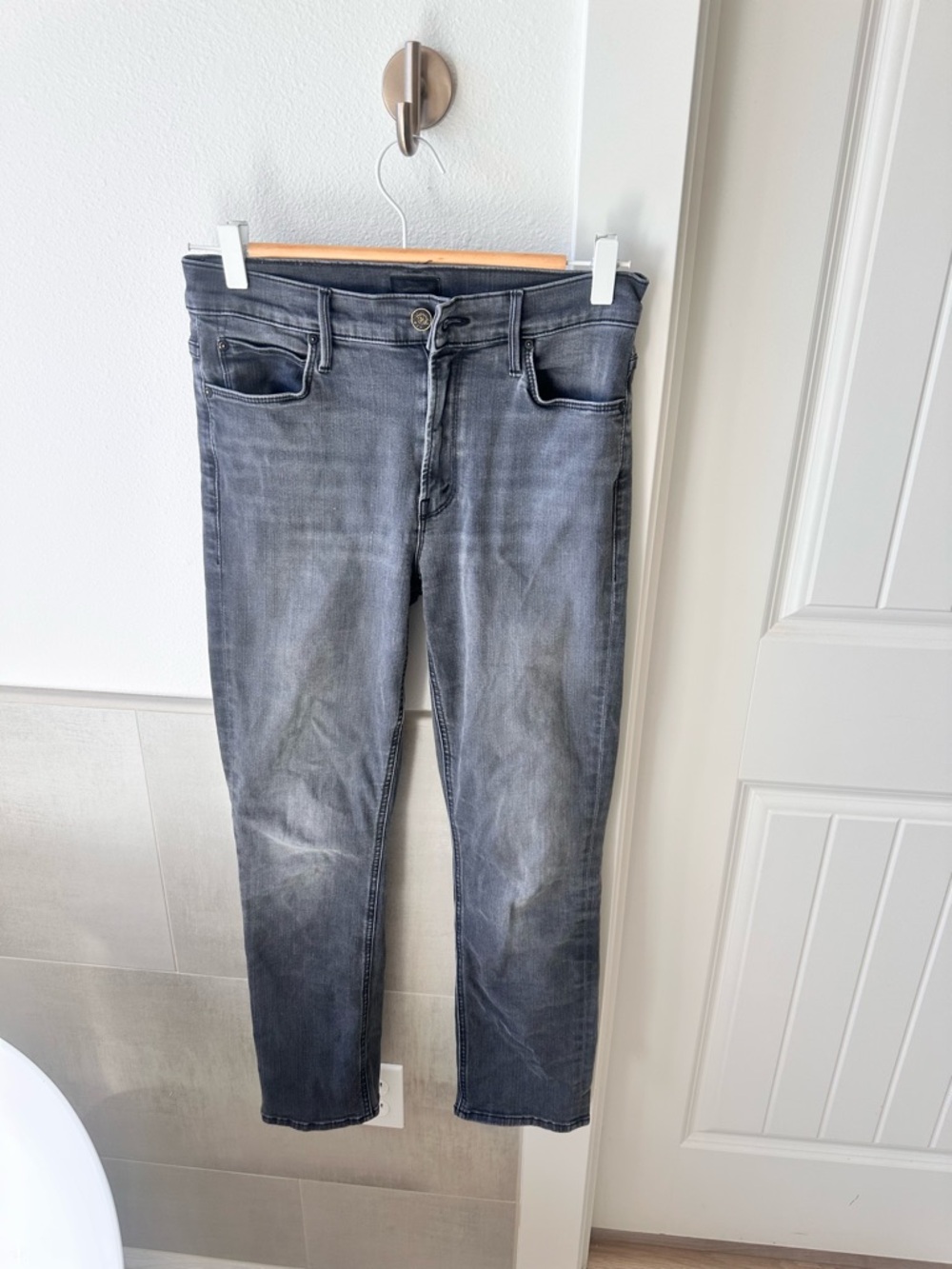 Mother straight leg jeans